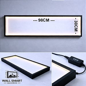 LED Slin Moldura - 98X30CM