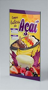 Menu de Barca de Açaí - 50x95CM