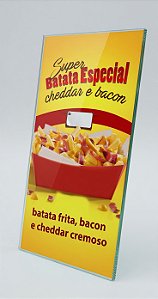 Menu de Batata Frita - 50x95CM