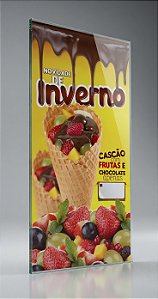 Painel de Frutas c/ Chocolate - 50x95CM
