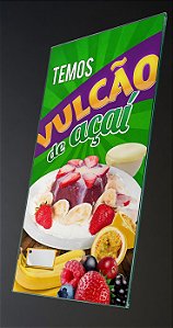 Painel de Açaí Vulcão- 50x95CM