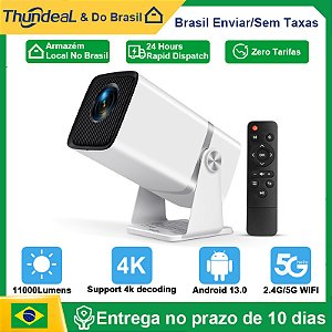 Projetor Shelby's Crystal Vision Thundeal TD80W - Android Smart HD