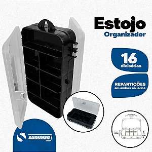 Kit Pesca Esportiva Summer Estojo Anzol Nickel Variedade Captura Peixes