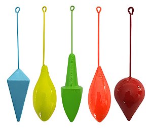 Kit Chumbada Pesca Praia Haste Inox Profissional Colorido