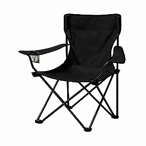 Cadeira Dobrável de Camping com Porta-Copo e Bolsa de Transporte
