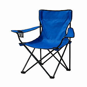 Cadeira Dobrável de Camping com Porta-Copo e Bolsa de Transp