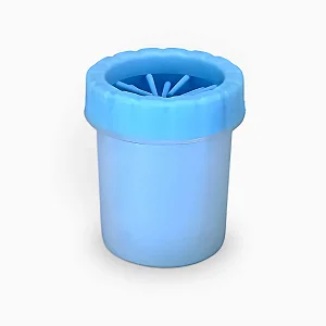 Limpador de Pata de Cachorros Portátil Azul