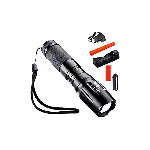 Lanterna Tática Militar X900 Recarregável Zoom