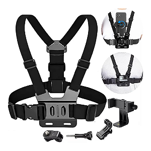 Suporte Peitoral Para Celular e Câmeras