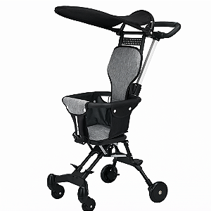 Carrinho de Bebê Compacto Dobrável com Capota – Leve e Portá