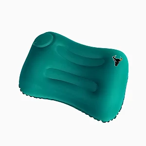 Travesseiro Almofada de Viagem Inflável e Portátil - Verde