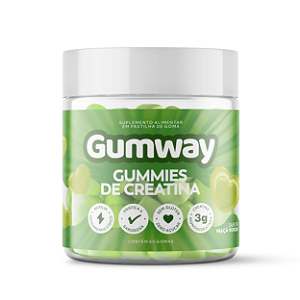Creatina Monohidratada Gumway Maça Verde