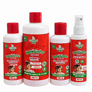 Kit Cabelo e Corpo Bebelinho Morango