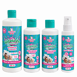 Kit Cabelo e Corpo Bebelinho Algodão Doce