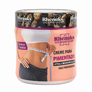 Creme para Massagem Pimenta Negra - Redutor e Firmador Corporal