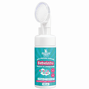 Mousse de Limpeza Facial Infantil Bebelinho Algodão Doce