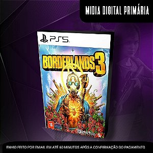 Borderlands 3 Ps5 Mídia Digital (Primária) (Retrocompatível)