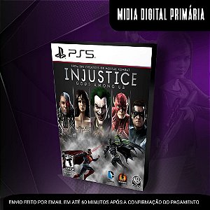 Injustice Gods Among Us Ps5 Mídia Digital (Primária) (Retrocompatível)