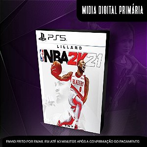 NBA 2K21 Ps5 Mídia Digital (Primária) (Retrocompatível)