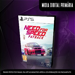 Need For Speed Payback Ps5 Mídia Digital (Primária) (Retrocompatível)
