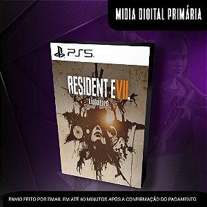 Resident Evil 7 Biohazard Ps5 Mídia Digital (Primária) (Retrocompatível)