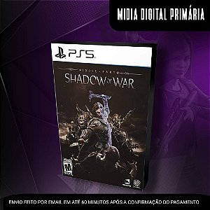 Shadow of War Ps5 Mídia Digital (Primária) (Retrocompatível)