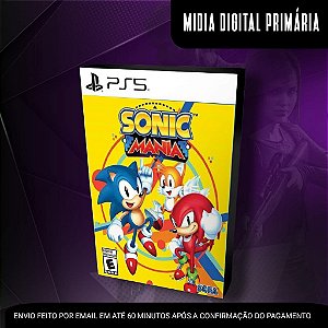 Sonic Mania Ps5 Mídia Digital (Primária)(Retrocompatível)