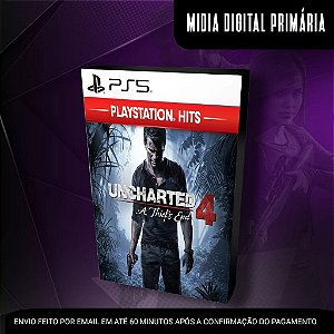 Uncharted 4: A Thief’s End Ps5 Mídia Digital (Primária) (Retrocompatível)