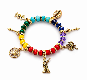 Pulseira colorida Oxumaré