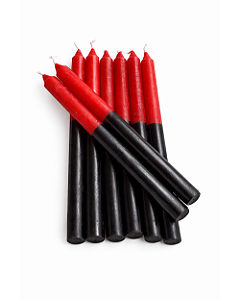 Vela Bicolor Exu e Pombagira – Luta e Vitória (8 Unidades)