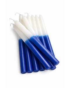 Vela Bicolor Iemanjá – Proteção e Equilíbrio (8 Unidades)