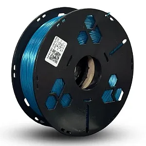 Filamento PLA Silk Azul com Glitter