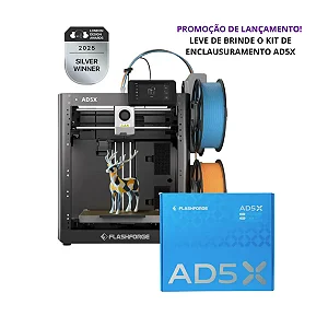 I MPRESSORA 3D FLASHFORGE AD5X COM KIT FECHAMENTO