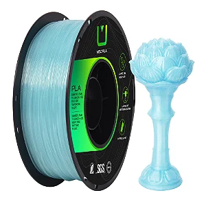 Filamento MULTFILA PLA Translúcido Azul Claro