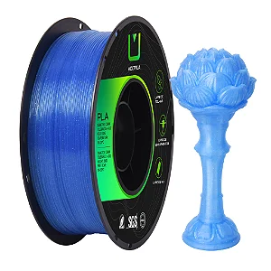 Filamento MULTFILA PLA Translúcido Azul