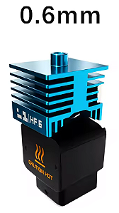 Hotend Bico Hi Flow JUUPINE para Bambu Lab H2D / P2 / A1 / A1 Mini 0.6mm