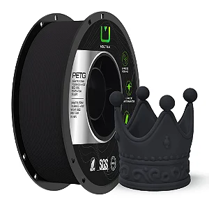 Filamento Petg Matte Preto 1kg Multfila Para Impressora 3d 1.75mm