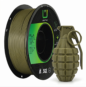 FILAMENTO PLA VERDE MILITAR MULTFILA 1KG
