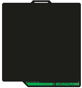 MESA COOL PLATE PRO MTF A1/P1/X1/P2S/X2D 257*257 TEXTURA PRETA PRENSADA A FRIO D. FACE MULTFILA
