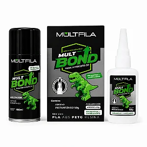 KIT MULTBOND PRO SEM MANCHAS E AMARELAMENTO - COLA 50g + ACELERADOR DE SECAGEM 60g