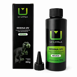 RESINA UV FOTOPOLIMERIZAVEL PARA IMPRESSAO 3D MULTFILA 200G
