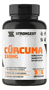 CÚRCUMA 130MG - 30 CÁPSULAS - STRONGEST