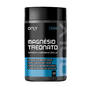 MAGNÉSIO TREONATO - 120 CÁPSULAS - ONLY NUTRITION
