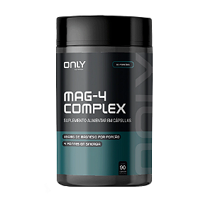 MAG-4 COMPLEX - 90 CÁPSULAS - ONLY NUTRITION