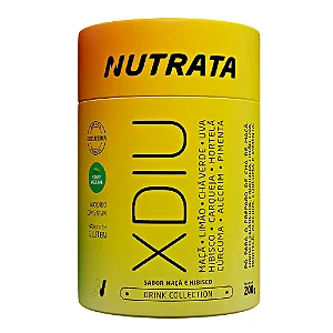EMAGRECEDOR XDIU NUTRATA SABOR MAÇA E HIBISCO 200G