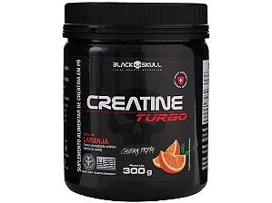 Creatina monohidratada sabor laranja 300g turbo Blackskull