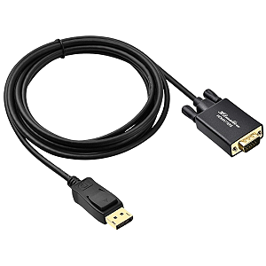 Cabo Displayport Vga dp Vga 3m 3 metros Monitor vga