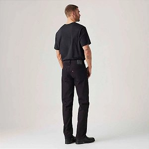 Calça Jeans Masculina Straight Levis 505 Preta