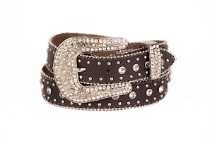 Cinto Infantil Country Strass em couro