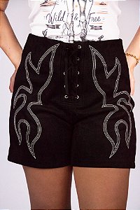 Shorts Stable Denver Preto